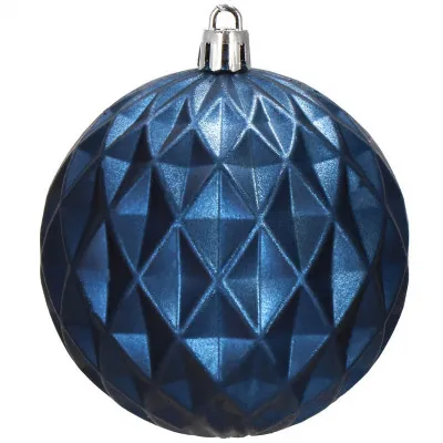 Vianočné banky modré mix - 8cm, sada 30ks