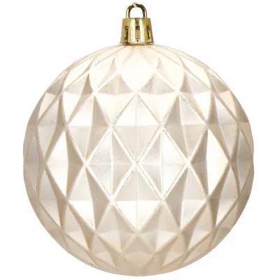 Vianočné banky zlaté mix - 8cm, súprava 30ks