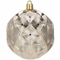 Vianočné banky zlaté mix - 8cm, súprava 30ks