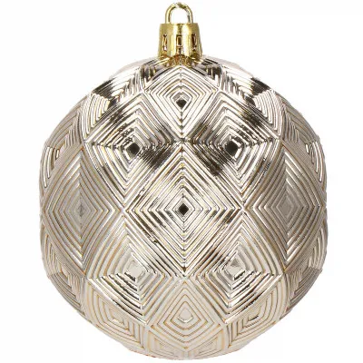 Vianočné banky zlaté mix - 8cm, súprava 30ks