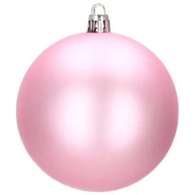 Vianočné banky ružové mix - 8cm, súprava 30ks