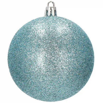 Vianočné banky modré mix - 8cm, sada 30ks