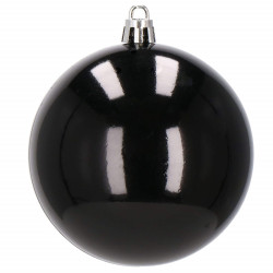 Vianočné banky čierne mix - 8cm, sada 30ks