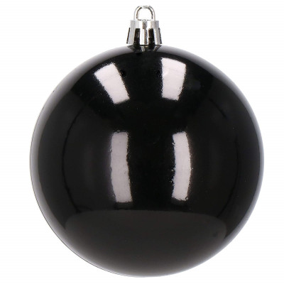 Vianočné banky čierne mix - 8cm, sada 30ks