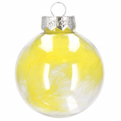 Vianočné banky zlaté s výplňou mix - 7cm, súprava 30ks