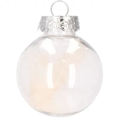 Vianočné banky zlaté s výplňou mix - 6cm, sada 30ks