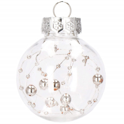 Vianočné banky zlaté s výplňou mix - 6cm, sada 30ks