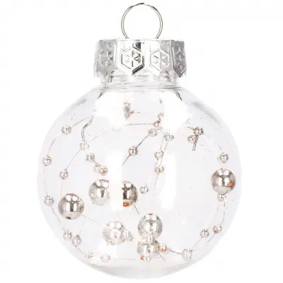 Vianočné banky zlaté s výplňou mix - 6cm, sada 30ks