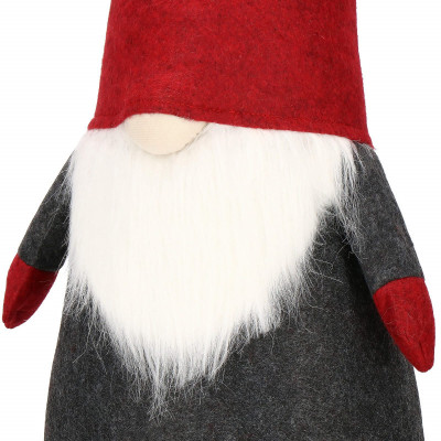 Škriatok GNOM s červenou čiapkou, nastaviteľný 60-90 cm