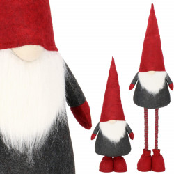 Škriatok GNOM s červenou čiapkou, nastaviteľný 60-90 cm