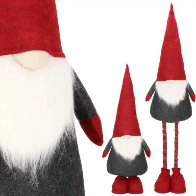 Škriatok GNOM s červenou čiapkou, nastaviteľný 60-90 cm