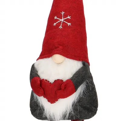 Škriatok GNOM so srdcom, nasatviteľný 50-70 cm