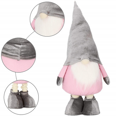 Škriatok GNOM so šedou čiapkou, nastaviteľný 60-86 cm