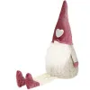 Škriatok GNOM s vínovou čiapkou 40 cm