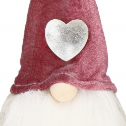 Škriatok GNOM s vínovou čiapkou 40 cm