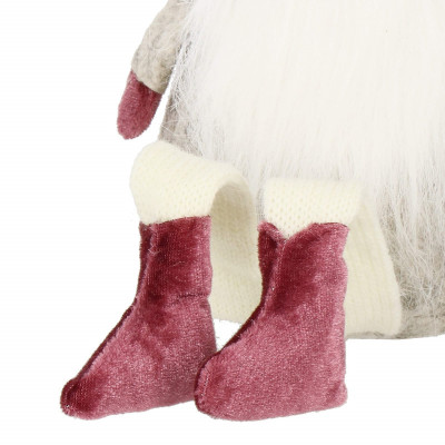 Škriatok GNOM s vínovou čiapkou 40 cm