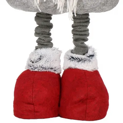 Vianočné Sob nastaviteľný 55-95 cm, šedo-červený