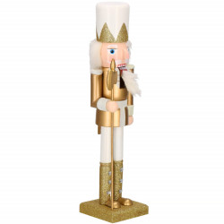 Luskáčik - Kráľ s kopijou 38 cm, zlatý