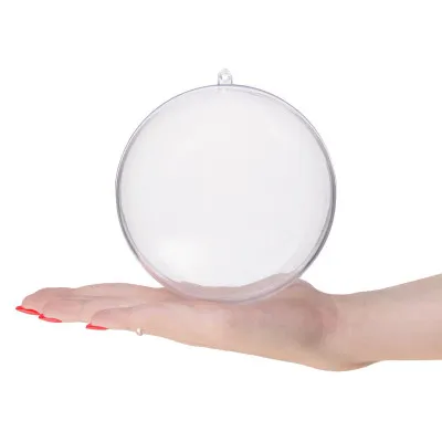 Vianočná banka priehľadná 11cm