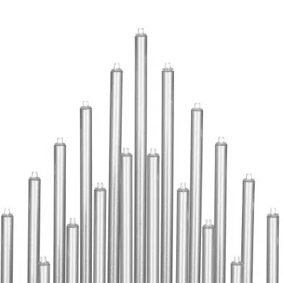 LED vianočný svietnik - 33 sviečok, 32cm, 3xAA, strieborný