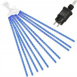 LED cencúle 10ks - 4m, 480LED, IP44, modrá