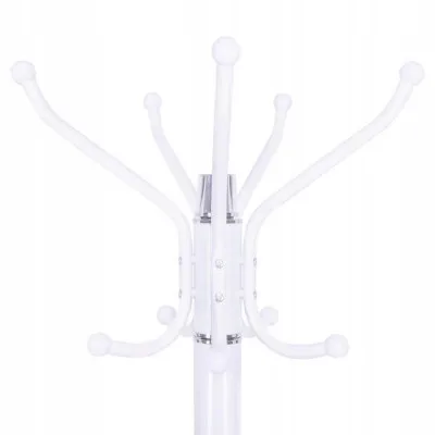 Stojanový vešiak SPRINGOS MRAMOR biely