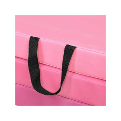 Žínenka skladacia trojdielna 180x60x5, 5 cm SPRINGOS GYMTEX ružová