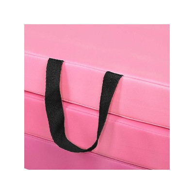 Žínenka skladacia trojdielna 180x60x5, 5 cm SPRINGOS GYMTEX ružová