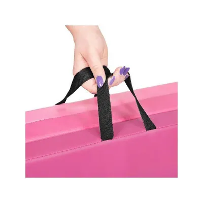 Žínenka skladacia trojdielna 180x60x5, 5 cm SPRINGOS GYMTEX ružová