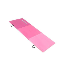Žínenka skladacia trojdielna 180x60x5, 5 cm SPRINGOS GYMTEX ružová