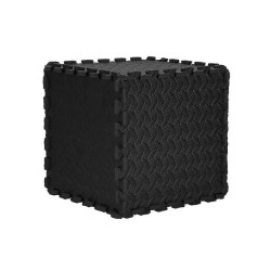 Penová puzzle podložka 30x30x1 cm súprava 12ks SPRINGOS FM0022 čierna