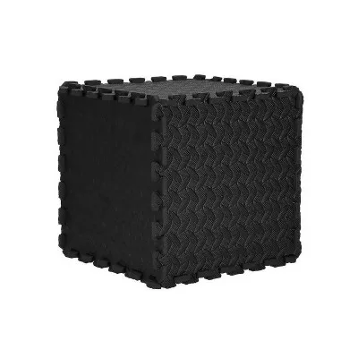 Penová puzzle podložka 30x30x1 cm súprava 12ks SPRINGOS FM0022 čierna