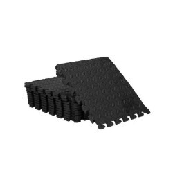 Penová puzzle podložka 30x30x1 cm súprava 12ks SPRINGOS FM0022 čierna