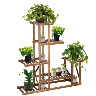 Kaskádový stojan na kvety 95 cm, hnedý SPRINGOS PLANT 11