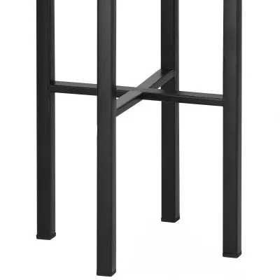 Kvetináč so stojanom 74 cm, čierny SPRINGOS COMET