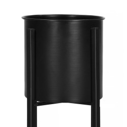 Kvetináč so stojanom 74 cm, čierny SPRINGOS COMET