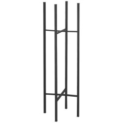 Kvetináč so stojanom 74 cm, čierny SPRINGOS COMET