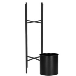 Kvetináč so stojanom 74 cm, čierny SPRINGOS COMET