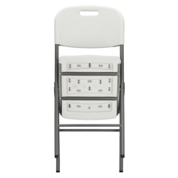 Skladacia stolička SPRINGOS RAUT GF0054 biela