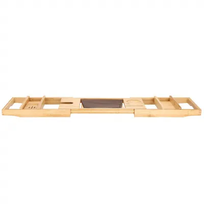 Odkladacia polica na vaňu 75-110 cm bambusová SPRINGOS HA1024