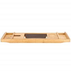 Odkladacia polica na vaňu 75-110 cm bambusová SPRINGOS HA1024