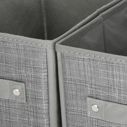 Úložný box so zásuvkami sivý SPRINGOS HA3031