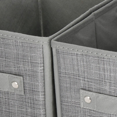 Úložný box so zásuvkami sivý SPRINGOS HA3031