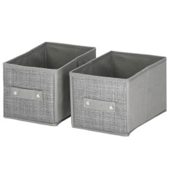 Úložný box so zásuvkami sivý SPRINGOS HA3031