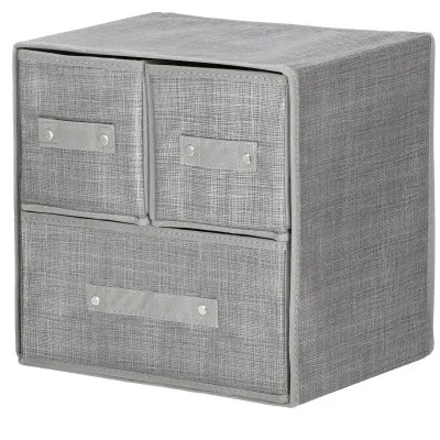 Úložný box so zásuvkami sivý SPRINGOS HA3031