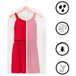 Obal na odevy 90x60 cm, priehľadný SPRINGOS HA3084