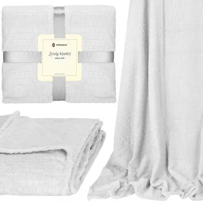 Deka 170x210 cm Springos Adler svetlo šedá