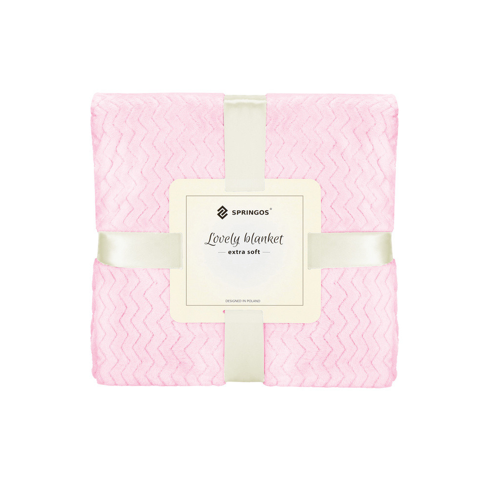 Deka 70x160 cm Springos Splendit růžová