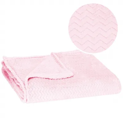 Deka 130x180 cm Springos Splendit svetlo ružová