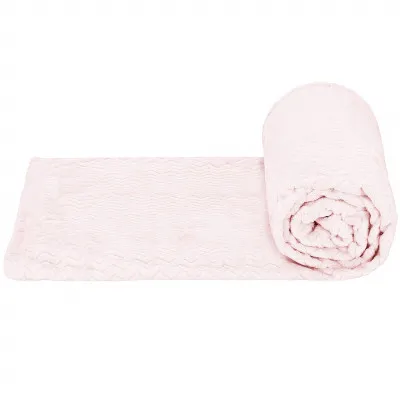 Deka 130x180 cm Springos Splendit svetlo ružová